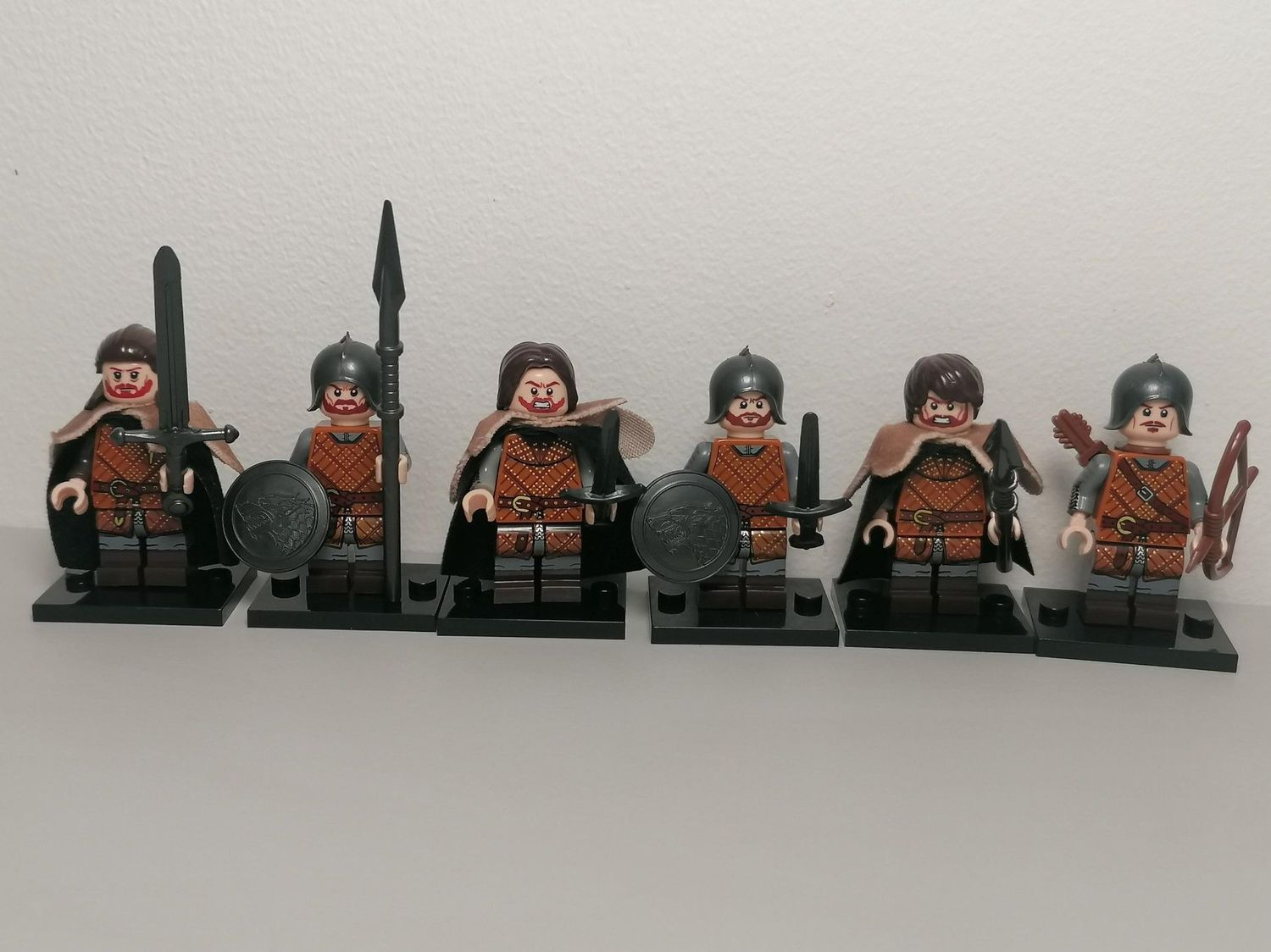 Medieval minifigure Games of throne lot Wall Keeper Faction