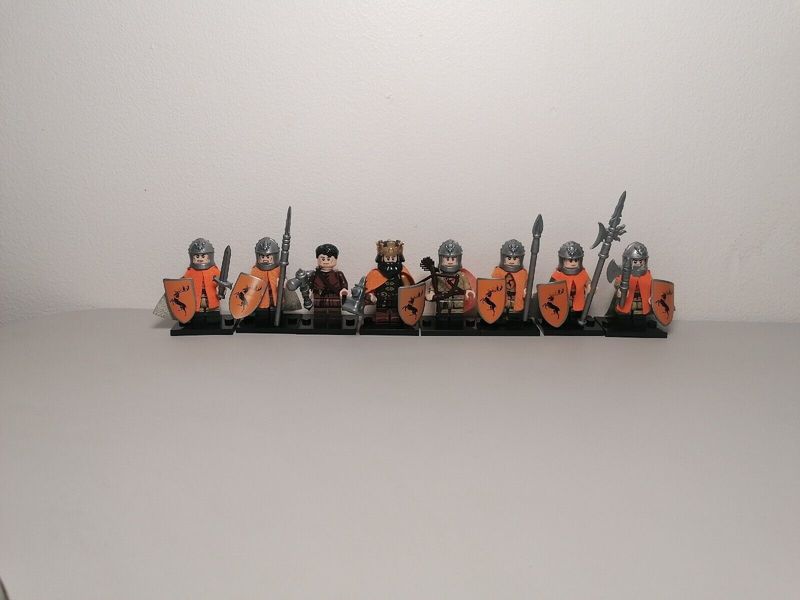 Medieval minifigure Games of throne lot King Robert Faction