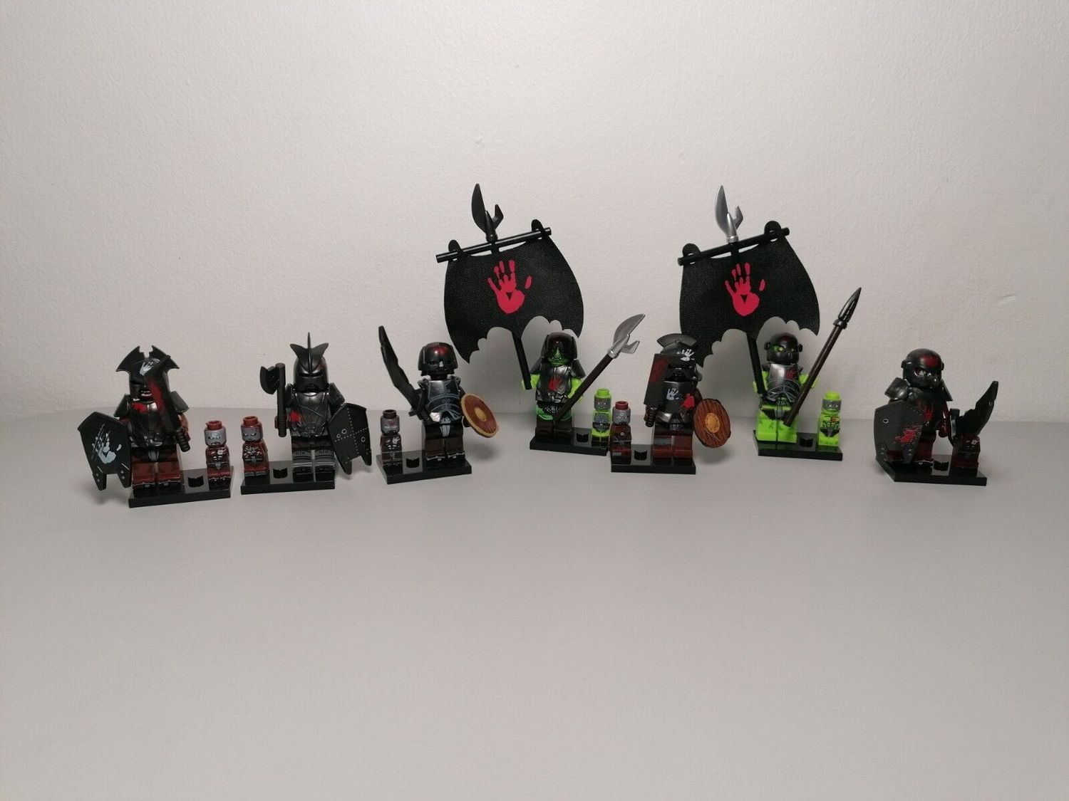 Lord Of The Rings minifigure Mordor Faction Lot LOTR Medieval Brick