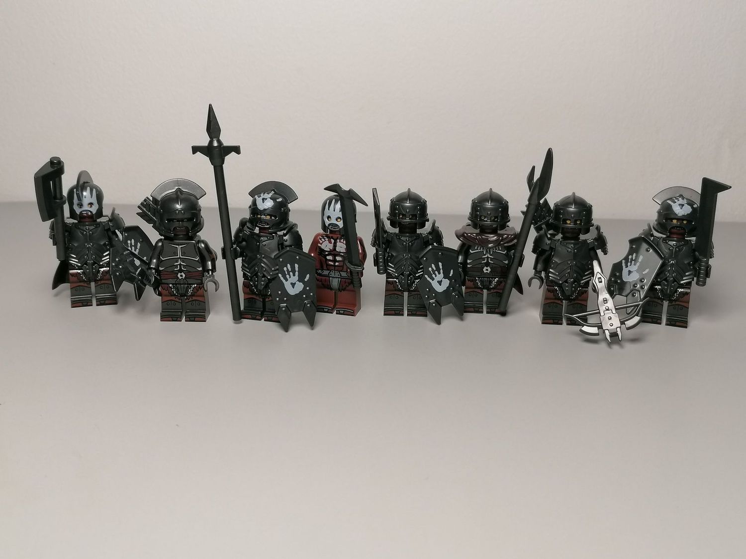 Lord Of The Rings minifigure Mordor Faction Lot LOTR Medieval Brick