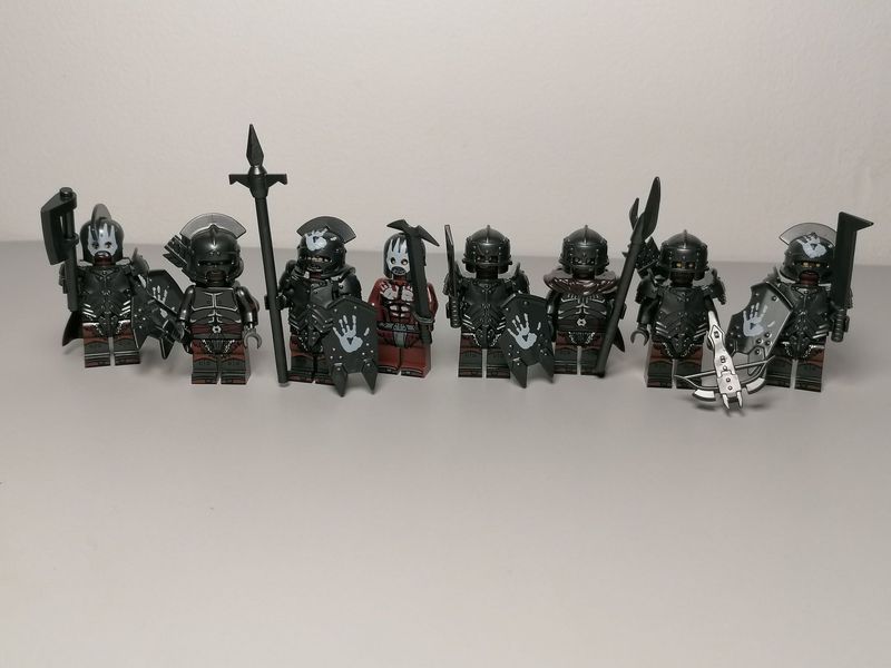 Lord Of The Rings minifigure Mordor Faction Lot LOTR Medieval Brick
