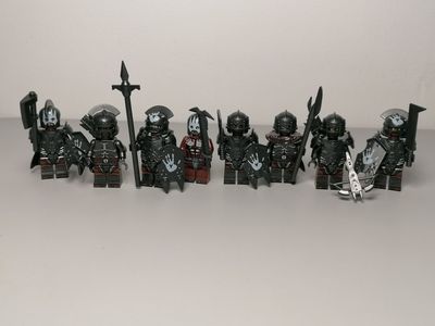 Lord Of The Rings minifigure Mordor Faction Lot LOTR Medieval Brick