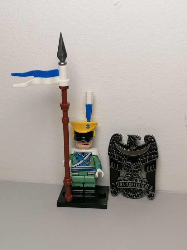 Napoleonic minifigure Bavarian Uhlan with medal