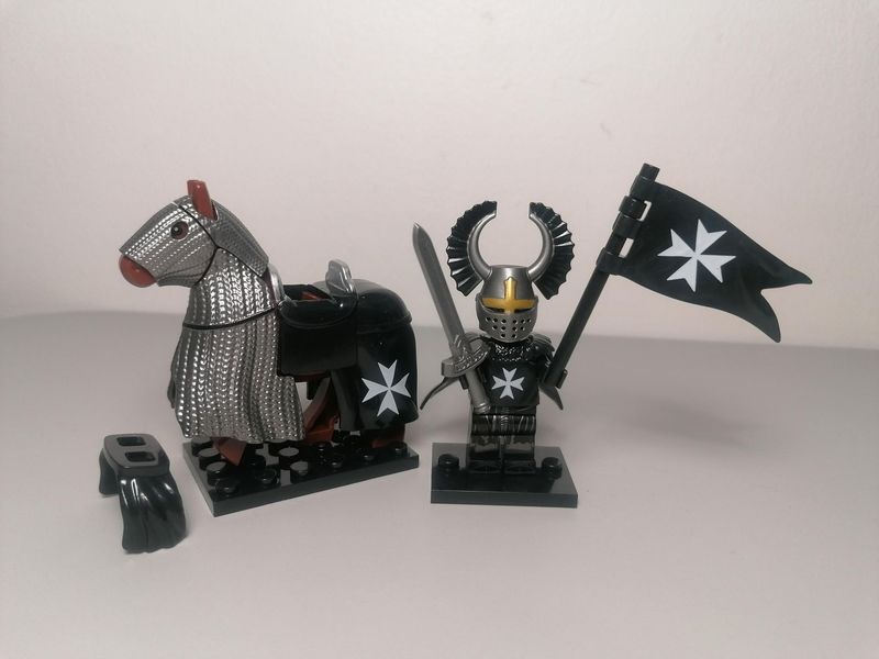 Medieval minifigure For Castle Diorama Knights Hospitaller Faction