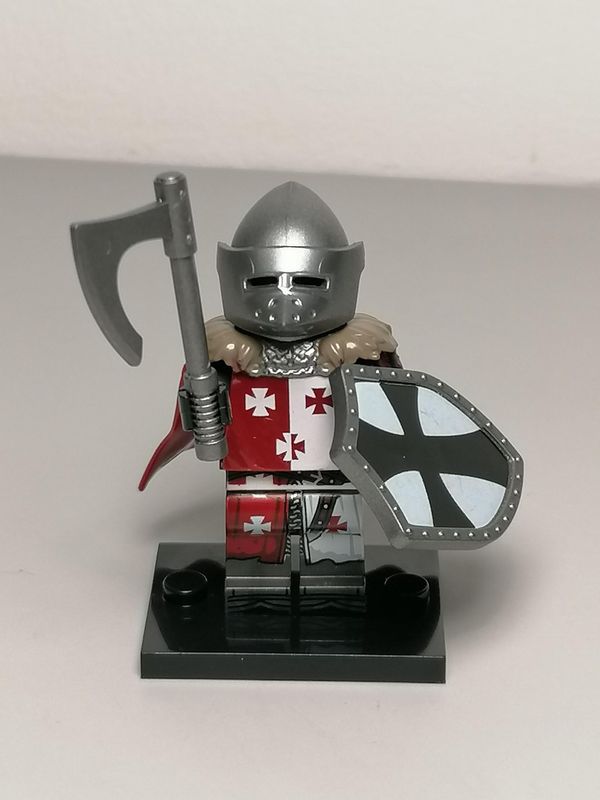 Medieval minifigure Fighter For Castle Diorama Ibelin Faction