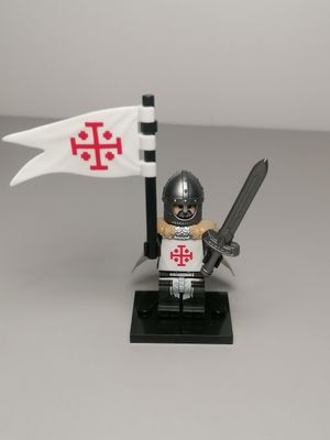 Medieval minifigure For Castle Diorama Holy Sepulcher Faction