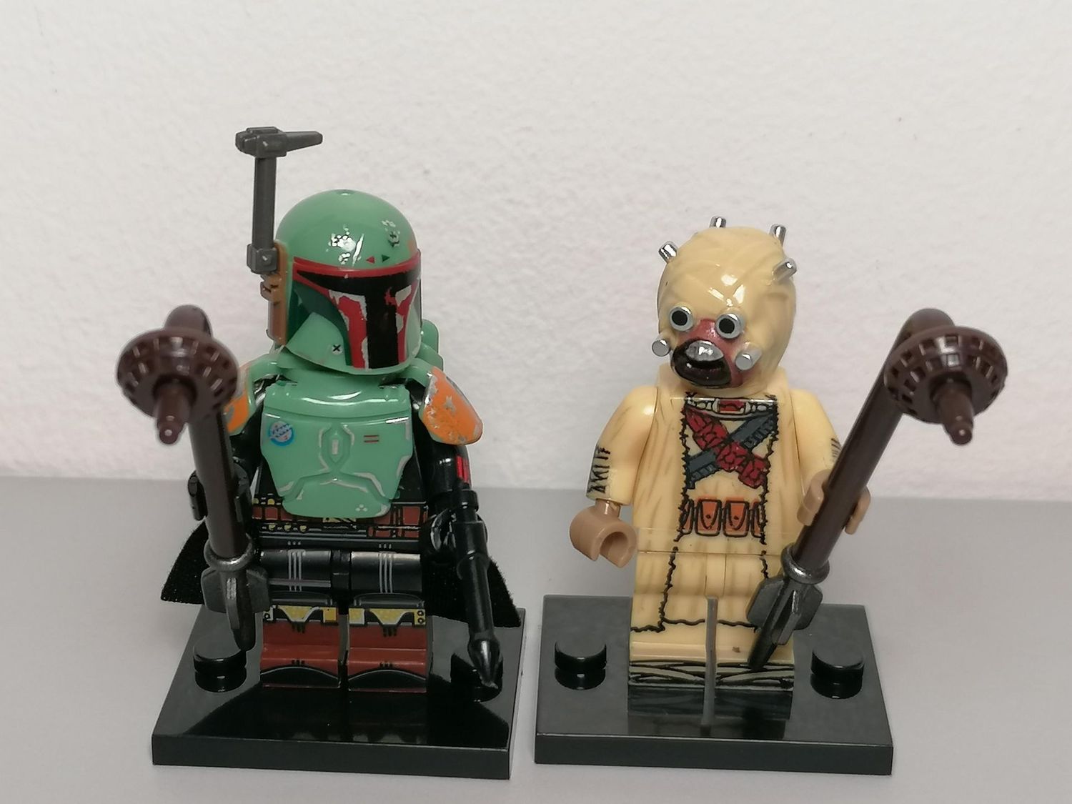 Star wars Boba Fett minifigure with Sandman