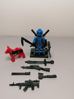 Deadpool minifigure from Marvel Comics