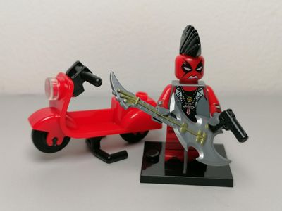 Punk Deadpool minifigure From Marvel Comics