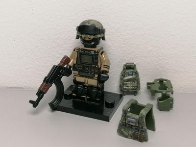 Russian soldier minifigure Ukraine war
