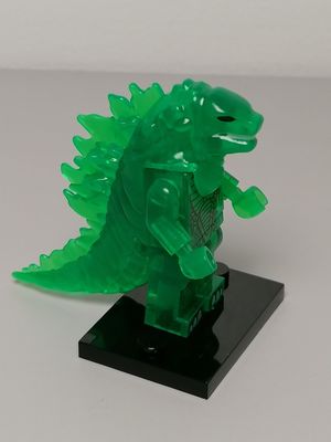 Godzilla minifigure horror movie
