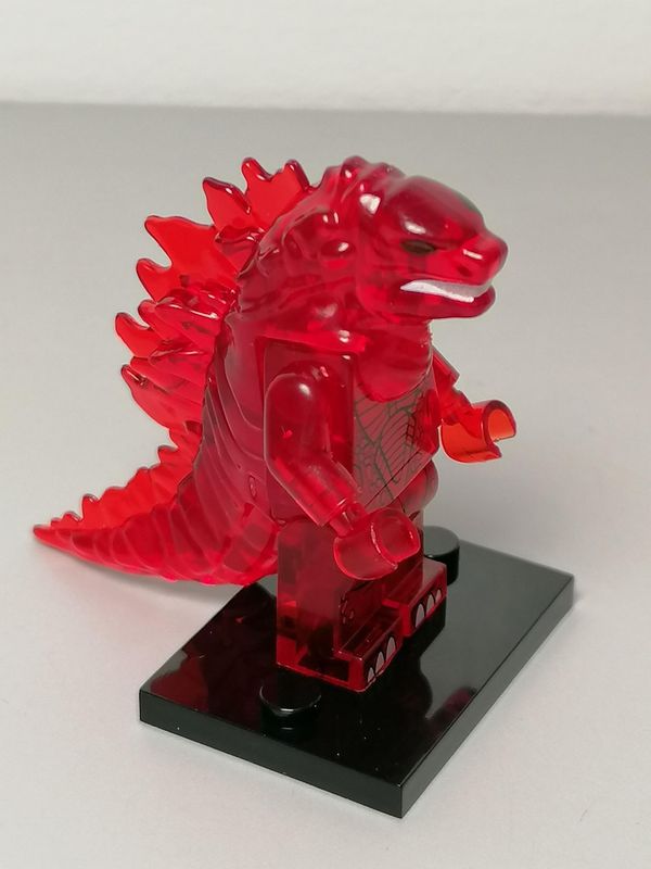 Godzilla minifigure horror movie