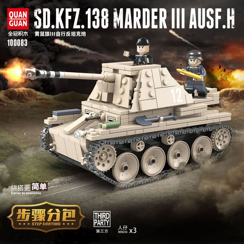 WW2 German SD.KFZ.138 MARDER 3 AUSF.H