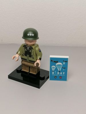 WW2 US paratrooper général minifigure