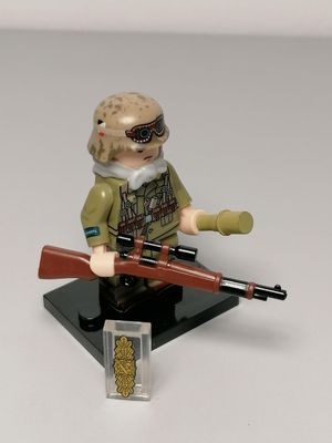 WW2 German Afrika Korps sniper minifigure