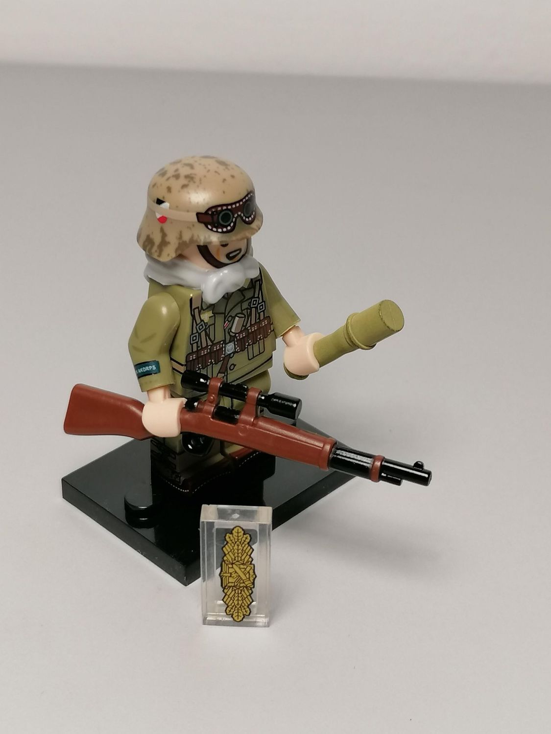 WW2 German Afrika Korps sniper minifigure