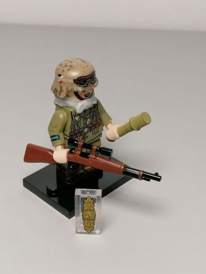 WW2 German Afrika Korps sniper minifigure