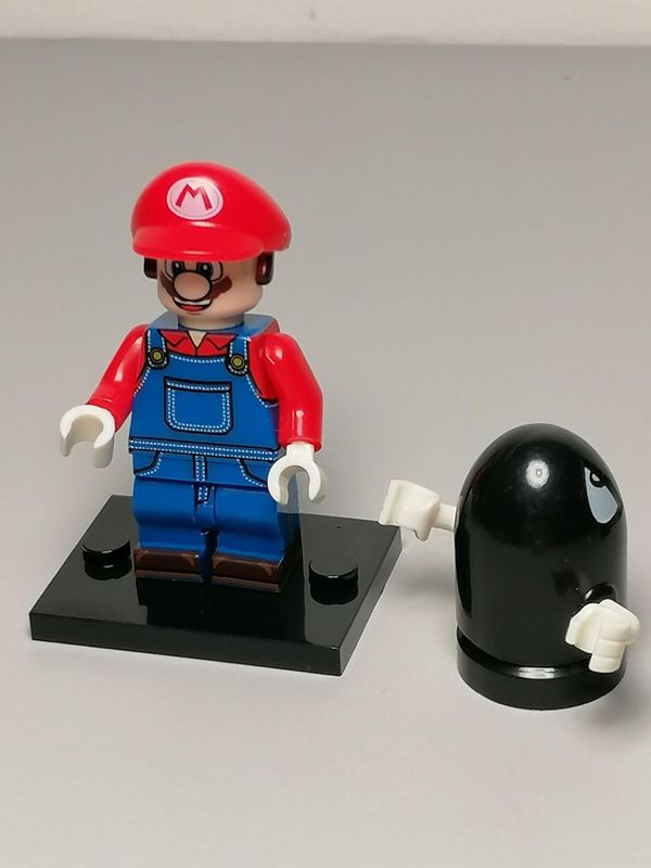 Mario Bros minifigure from Nintendo video game
