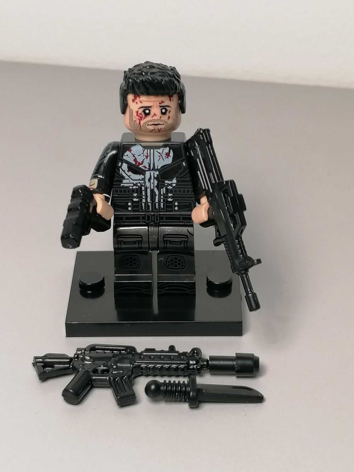 Punisher minifigure from Marvel Comics