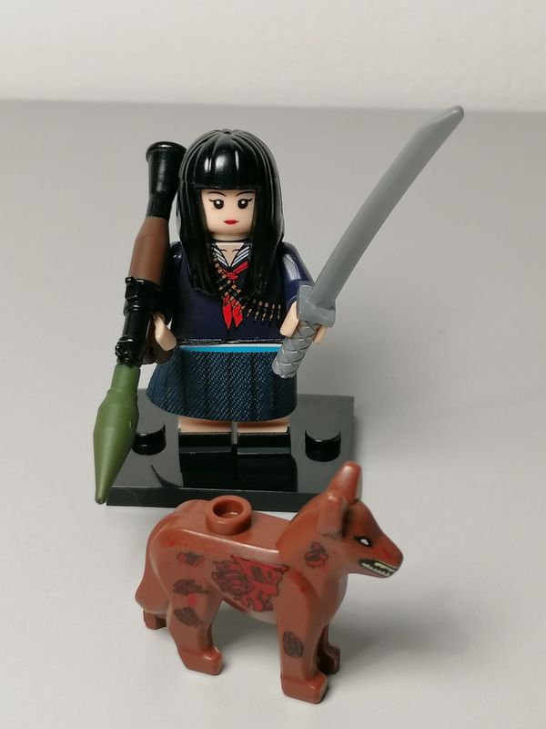 Zombie hunter minifigure
