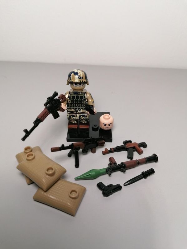 Ukrainian soldier minifigure