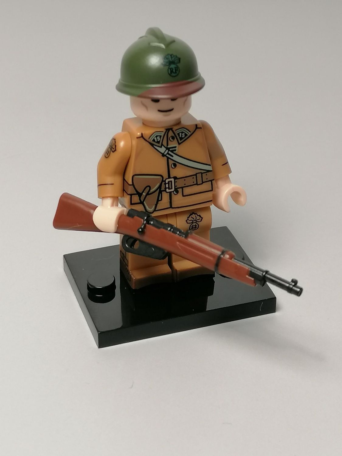 WW2 French soldier minifigure infantery regiment