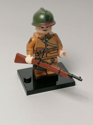 WW2 French soldier minifigure infantery regiment