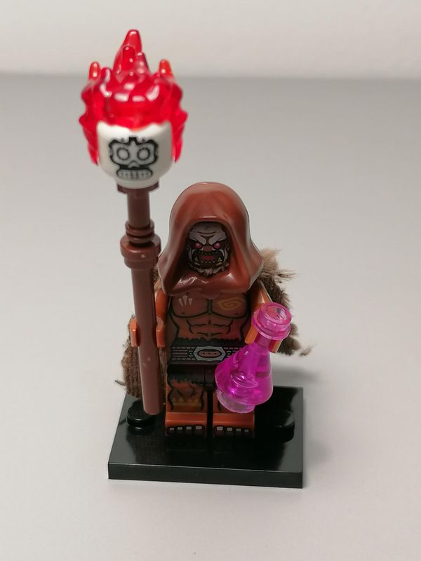 Orc soldier minifigure from Warcraft