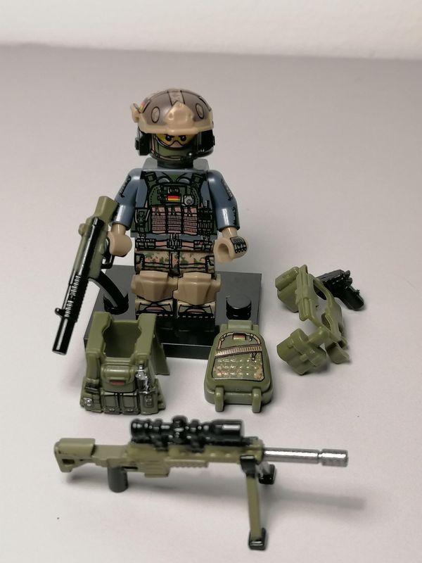 Military modern German KSK Soldier minifigure