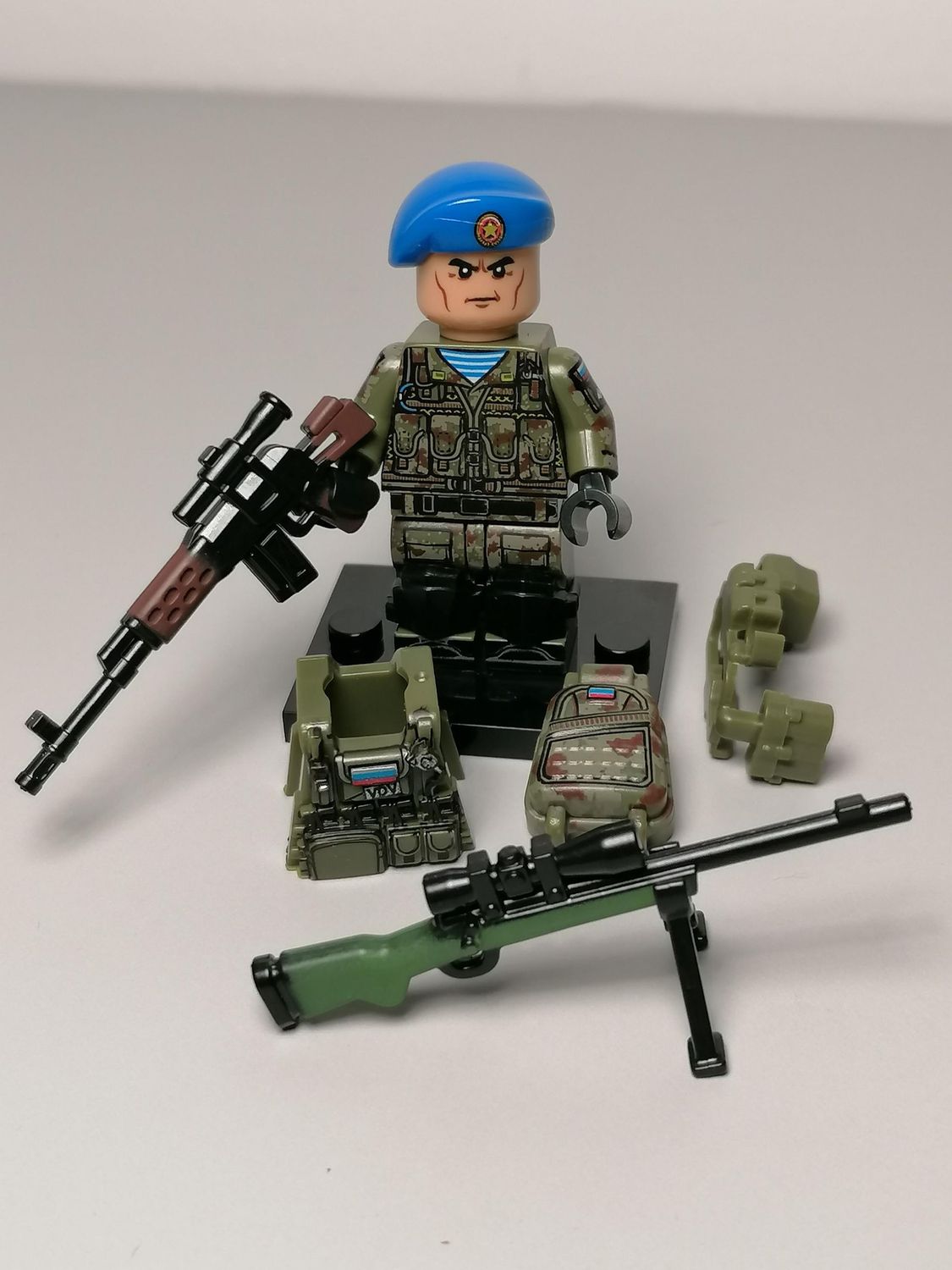 Russian soldier minifigure Ukraine war
