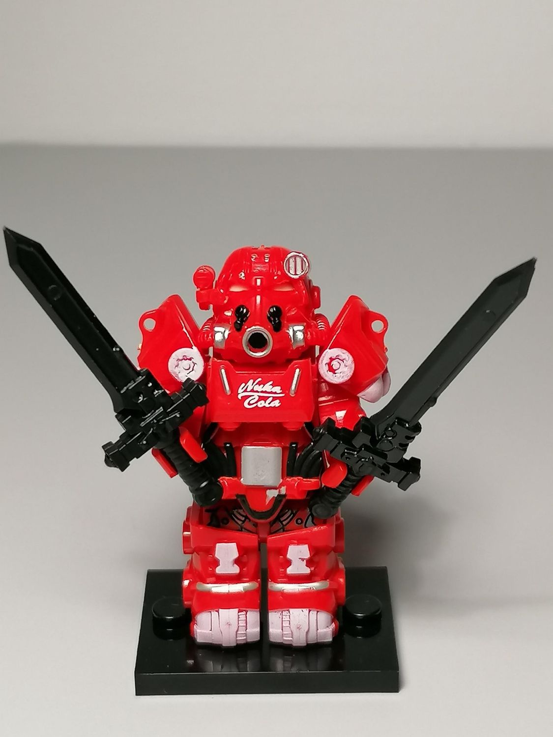 Fallout minifigure Nuka Cola armor version