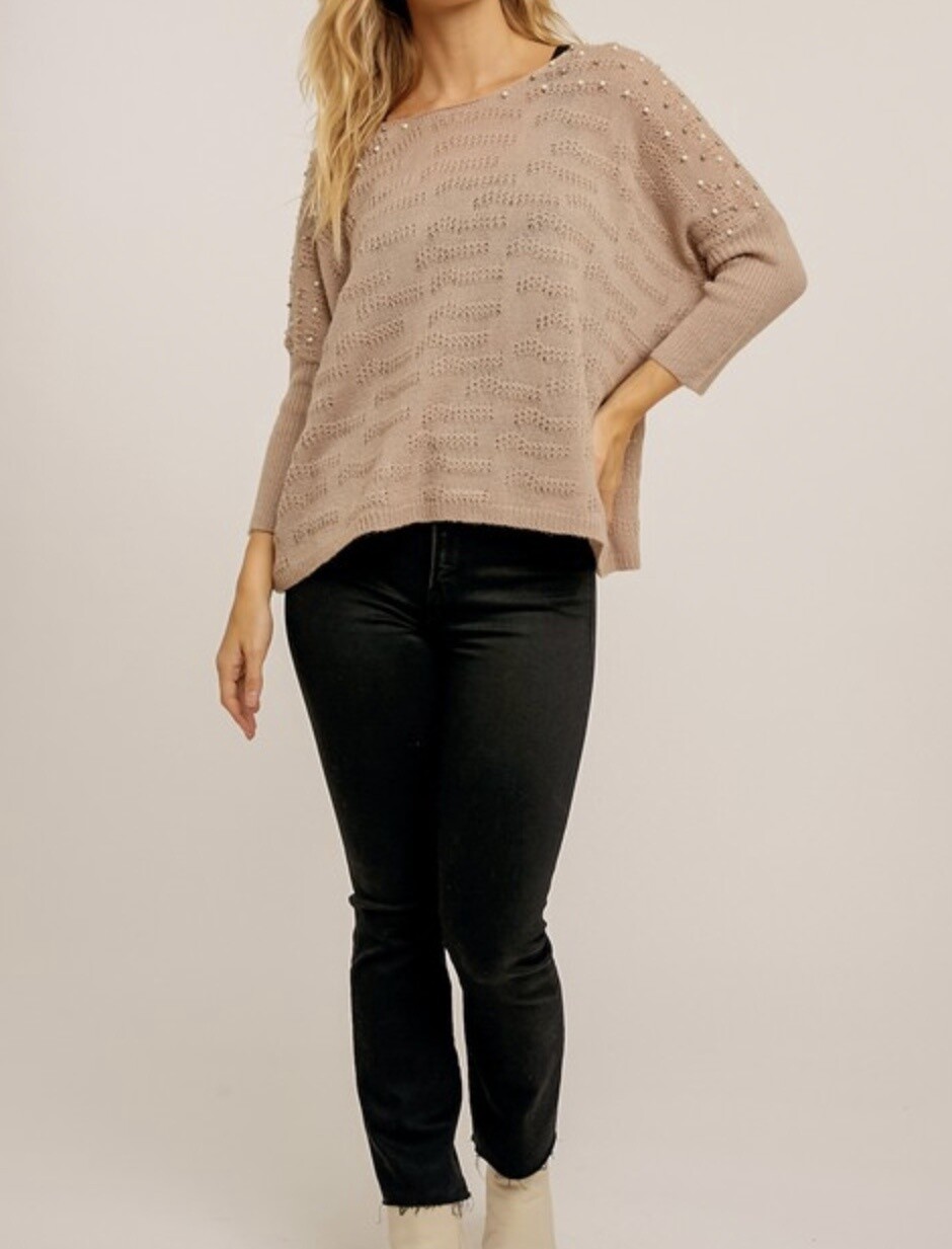 Pearl Embelished Sweater