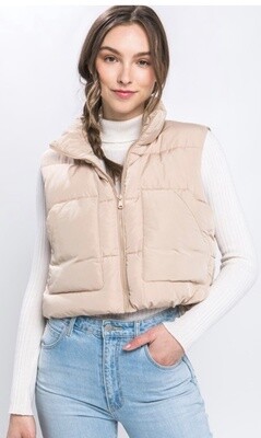 Puffer Vest with Pocket
