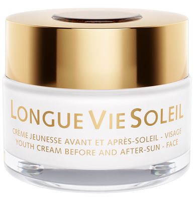 CREME LONGUE VIE SOLEIL / Регенериращ и подмладяващ крем за лице преди и след излагане на слънце