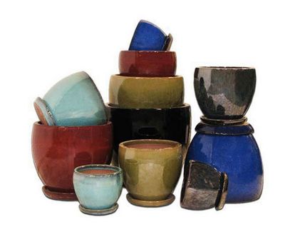 Bayshore Pot w/Saucer