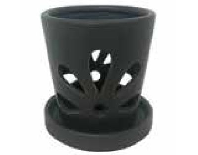 Mini Petals Orchid Pot w/ Saucer