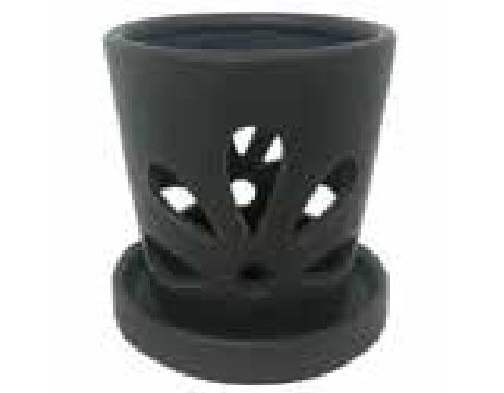 Mini Petals Orchid Pot w/ Saucer