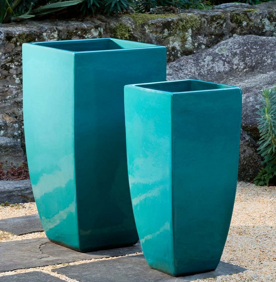 Karis Planter, Colour: Agave, Size: SM 12.5" W x 26.75" H