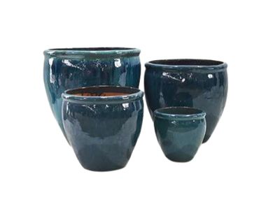 GT941 Ceramic Pot w/rim