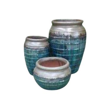 GT894 Metallic Ceramic Pot