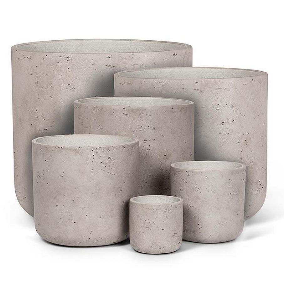 Classic Planter, Colour: Grey, Size: Sm 4.5"W x 4.5"H
