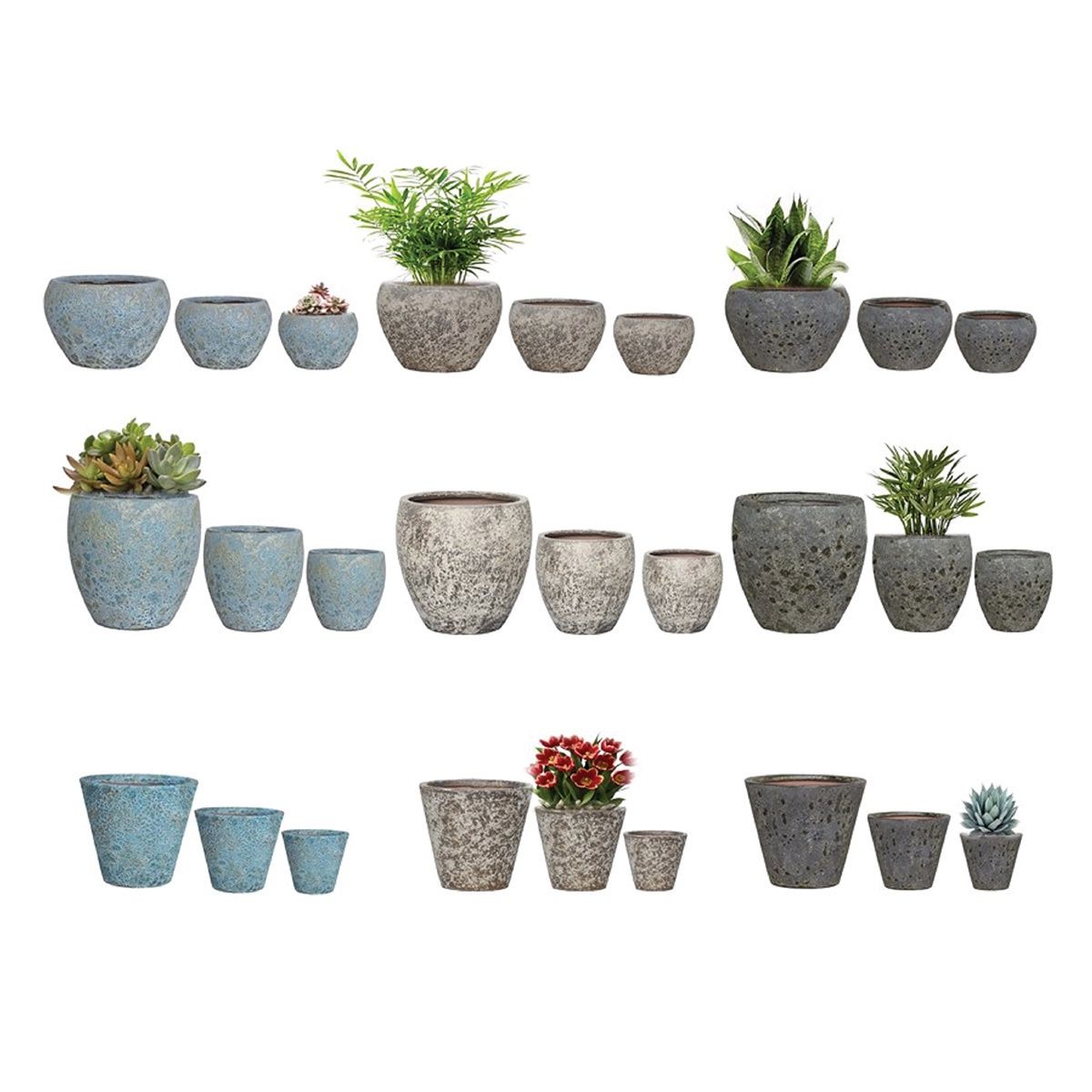 Morrison Collection Planter, Colour: Turquoise Moon, Size: SM