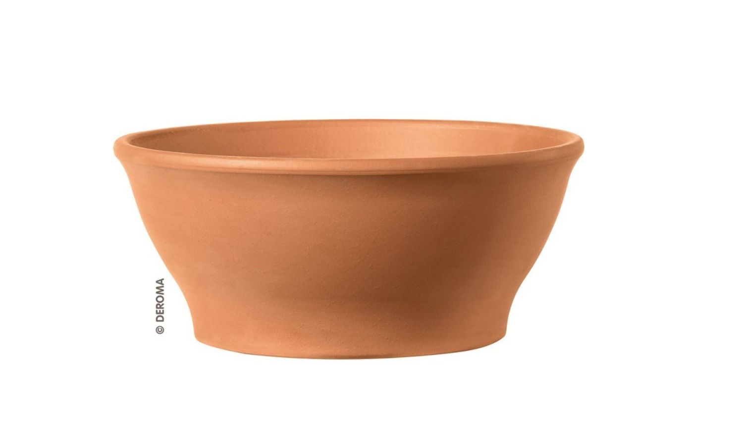 Terracotta Ciotola Plain Bowl, Size: 9.1"