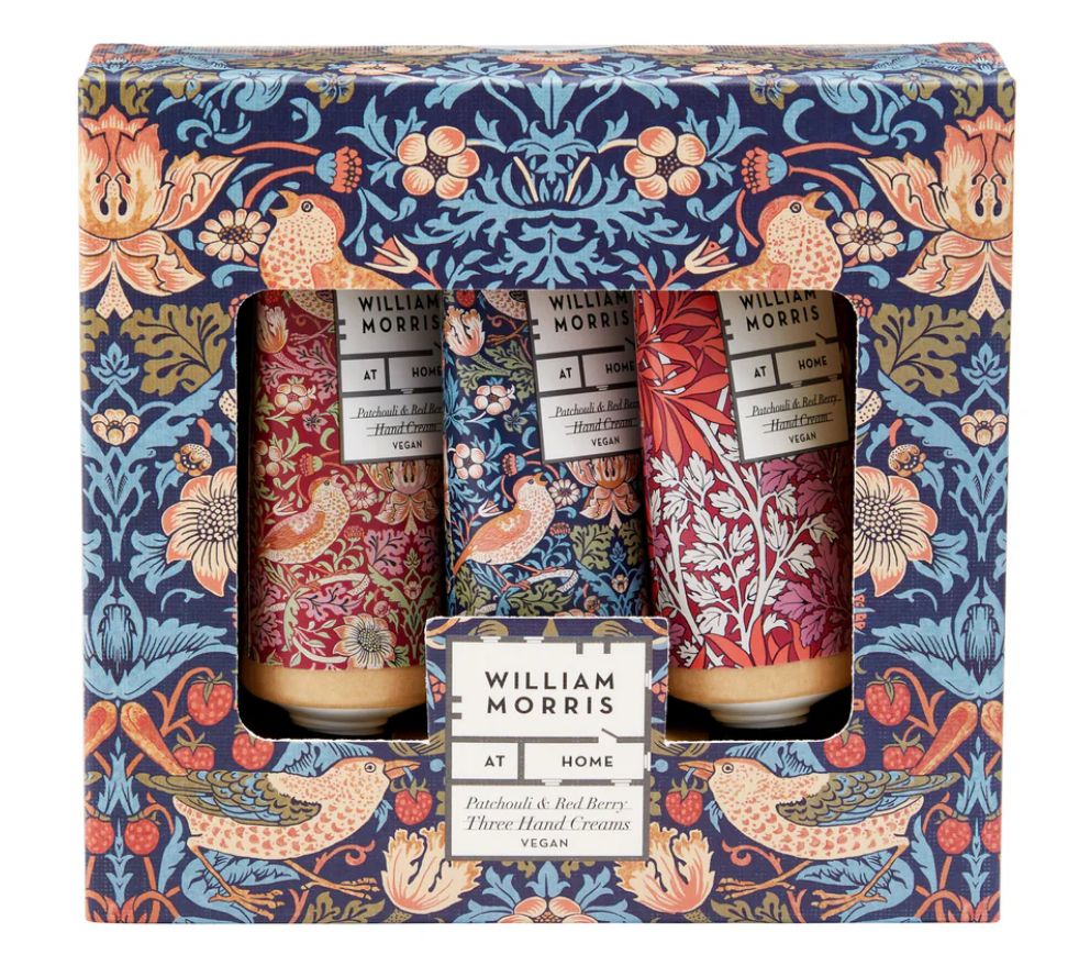 William Morris at Home Strawberry Thief, Variety: Hand Cream 3 x 1oz