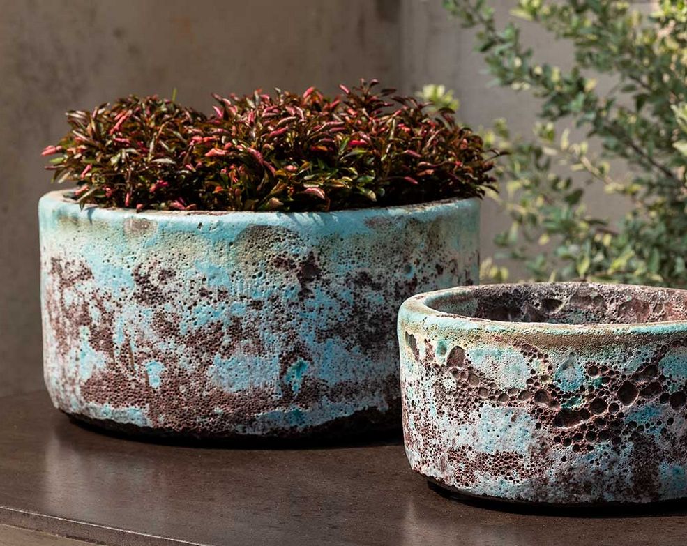 Anh Bowl, Colour: Verdigris, Size: 11.5"Wx5.75"H (Large)