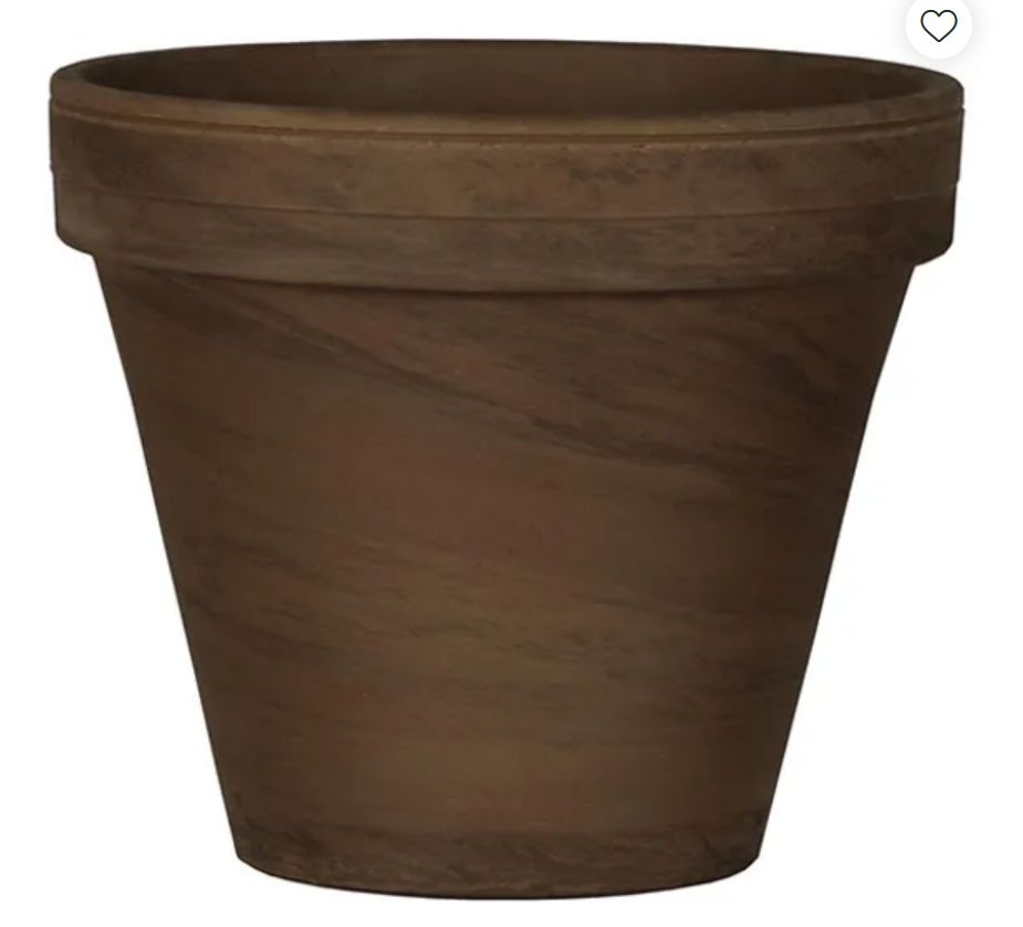 German Standard Pot, Colour: Basalt Chocolate, Size: 4.25"x3.75"