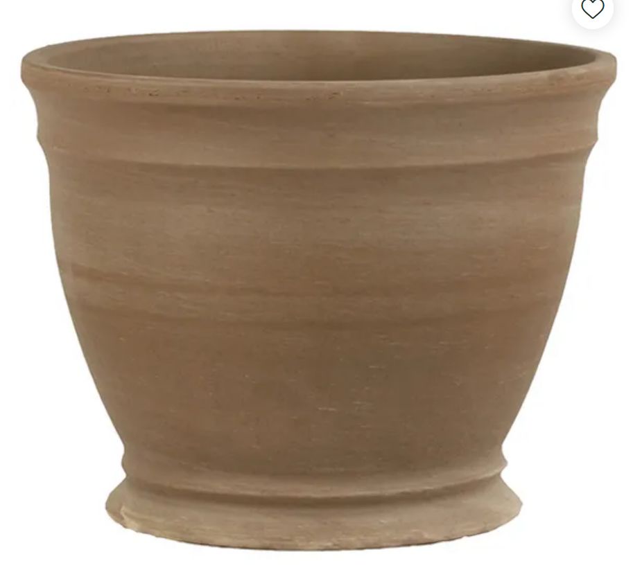 German Gallicus Pot, Colour: Basalt Chocolate, Size: 6"x7.75"