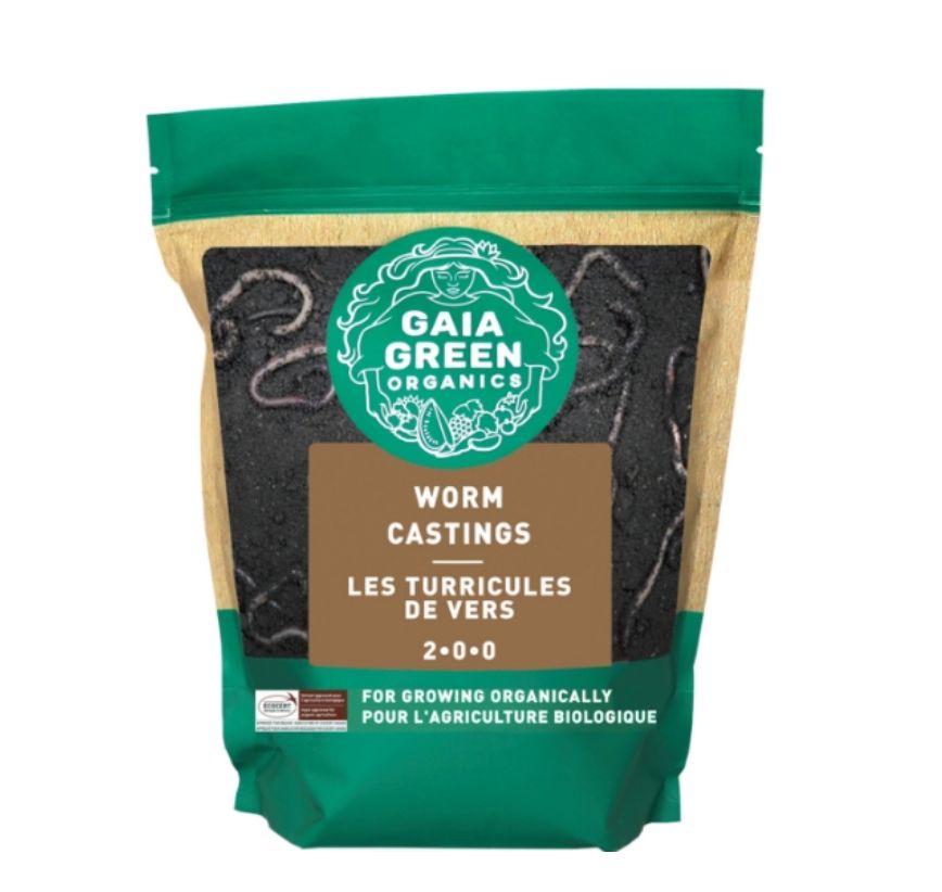 Gaia Fertilizer, Variety: Worm Castings (2L)