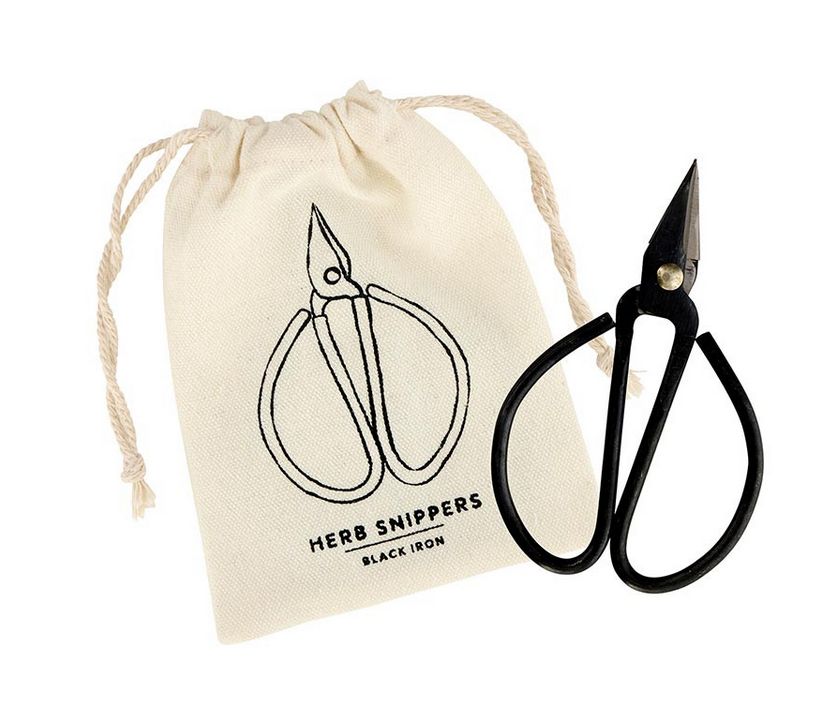 Black Herb Snipper 5"L