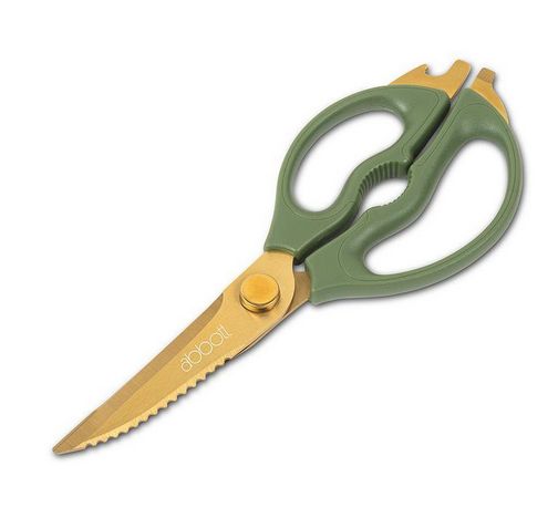 Multi-Purpose Kitchen Shears 9"L, Colour: Green